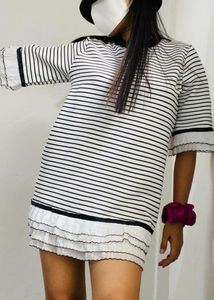 Stripe Short Dress