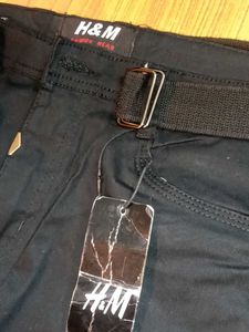H&amp;M Imported Black Cargo Pants
