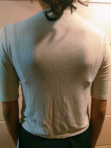 Ribbed Zipper Front Top