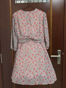 Wore Once, Cute Dress, With Attached Belt N A Zip