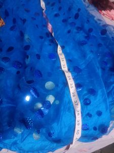 Blue Colour Long Frock