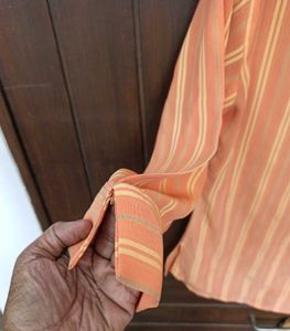 Striped Button-Down Shirt