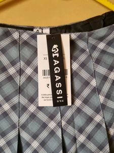 Pleated Mini Skirt