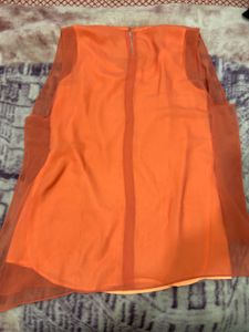 Orange Kaftan Style Top