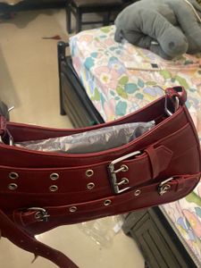 Cherry Red Y2k Shoulder Bag