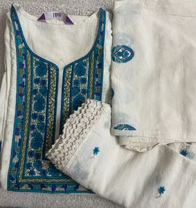 Elegant Embroidered Kurta Set