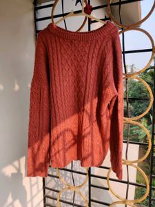 Rust Brown Sweater