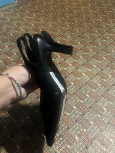 Black Slingback Heels