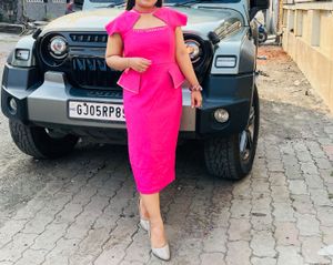 Pintrest branded Designer pink one piece