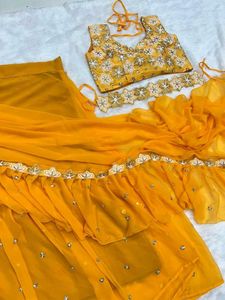 🆕️🆕️Lehenga Saree For Haldi