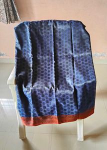 Elegant Blue Patterned Saree