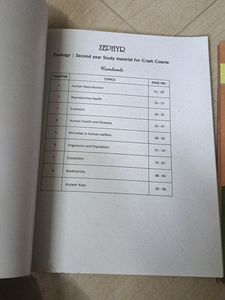 Zoology Neet Preparation Study Material Books