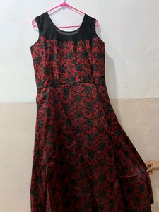 Ethenic Gown Blood Red