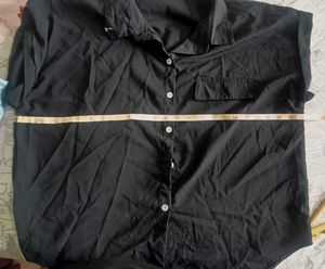 Collar Botton Down Half Sleeves Tops