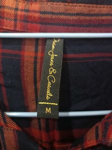 Plaid Button-Up Shirt