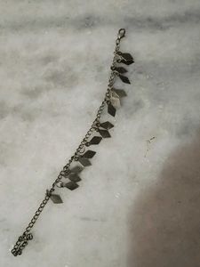 Anklet with Geometric Charms