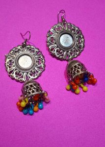 Boho Jhumka Earrings