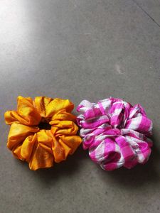 Silk Scrunchie Set