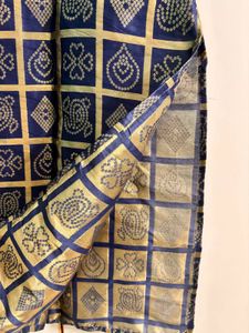 Desi Kurta Navy Blue Sleeveless