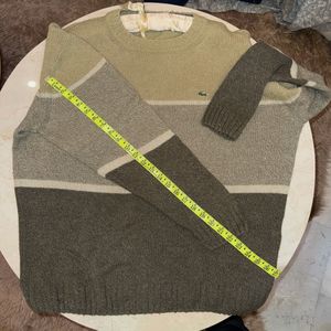 Lacoste Striped Knit Sweater