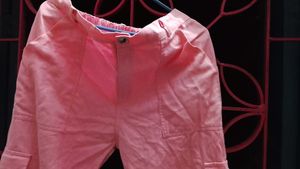 Pink Cargo Pants