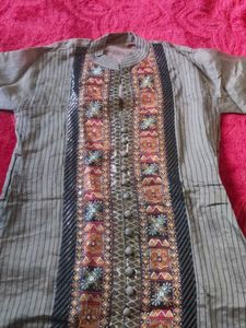 Elegant Embroidered Kurta