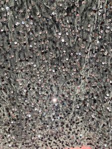 Velvet And Soft Net Fabric Gown