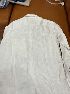 Undercut Off White Shirt