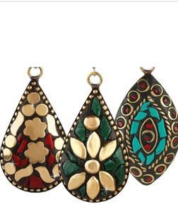 Hand Made Tibetan  Combo 3pairs Of Earrings