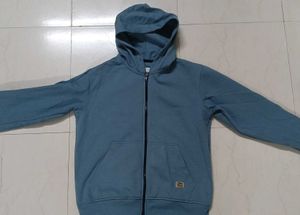 Blue Zip-Up Hoodie