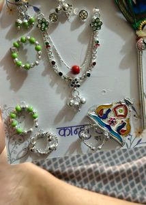 pure silver Ladoo / Radha  Rani ji jewellery