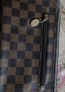 Checkered Wallet For Women