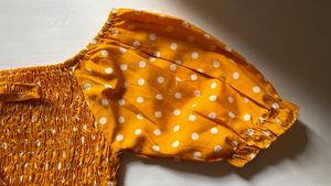Yellow Polka Top 💛