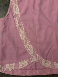 Y2K Asian Wrap Top With Lace