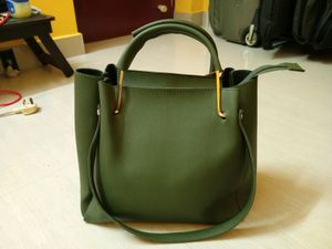 A Cute Handbag - Olive Green Colour