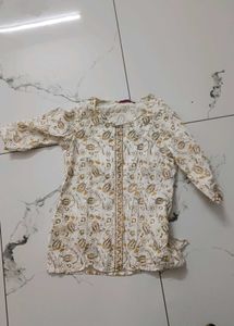Floral Print Kurta