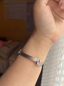 Silver Floral Bracelet
