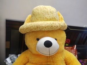 6 Feet Teddy Bear In Yellow Colour