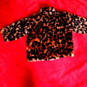 Cute Leopard Print Jacket