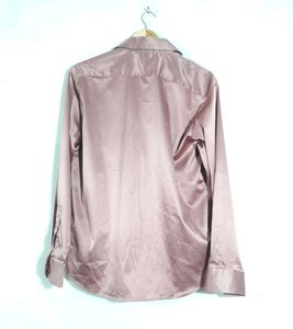 Pastel Brown Slim Fit Shirts (Mens)