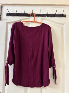LOV maroon Tops