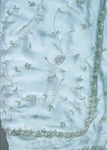 Beautiful pistol set full hand work saree
