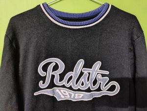 Roadster Black and Blue Sweatshirt - Thick Fabric!