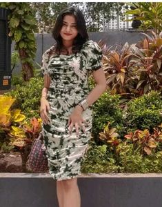 Tie-Dye Bodycon Dress