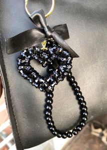 Black Beauty Beads Bag Charm