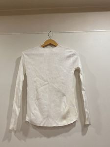 Fitted White T Shirt