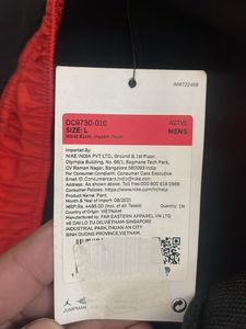 Jordan Black &amp; Red Sweatpants