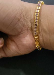 Silver Gold Plated Bracelate