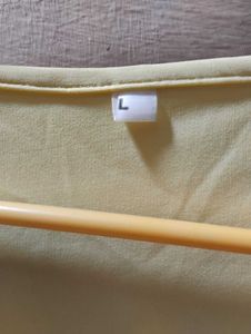 Women&#39;s Ruched Light Yellow Dress