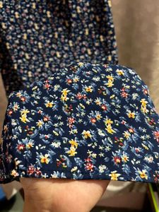 Floral Wrap Midi Dress